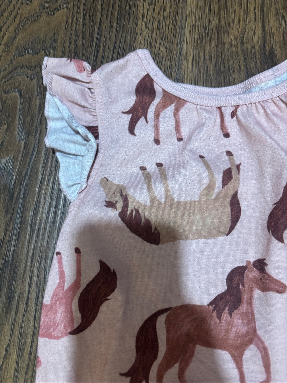 Carter's Pink Horse Print Nightgown - Picture 3 of 4